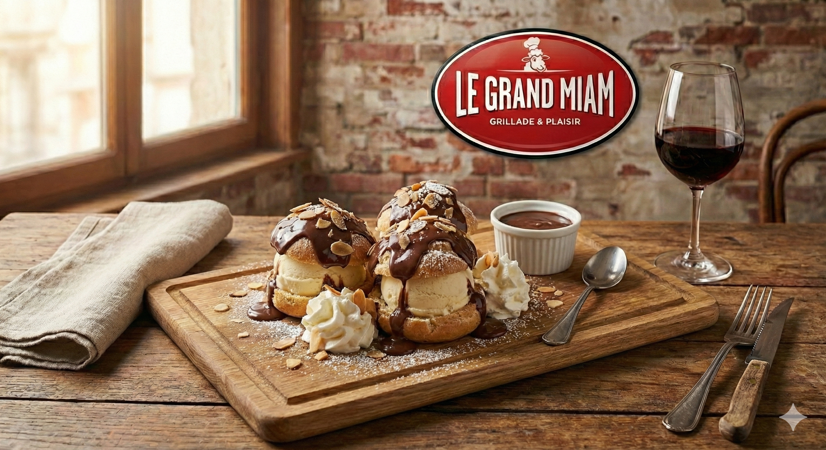 Profiteroles géantes